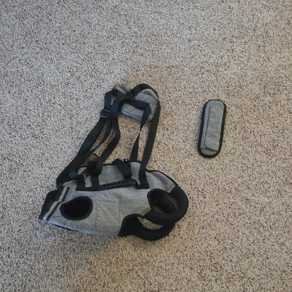 Gray Pet Harness